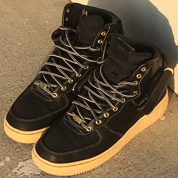 Nike Air Force 1 Leather Street Combat Size 7.5 - Picture 6 of 16